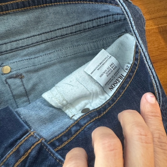 Blue Denim Shorts Hudson women 29 - Picture 4 of 10